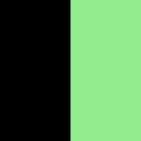 Black/Bright Green