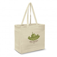 Extra Wide Cotton Tote