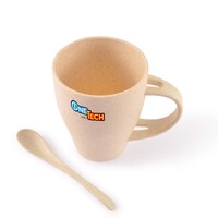 Wheat Fibre Cup and Spoon