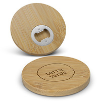 Round Bamboo Opener Coaster