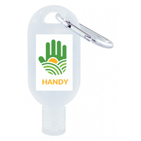 30mL Hand Sanitiser with Carabiner