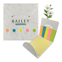 Daisy Seed Sticky Notepad