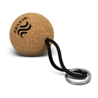 Cork Ball Floating Keychain