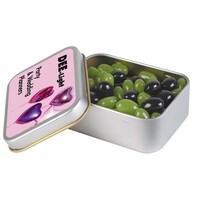 Custom Colour Mini Jelly Beans in Tin