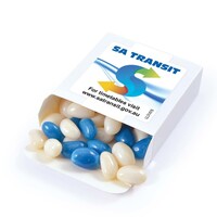 Custom Colour Jelly Beans in 50g Box